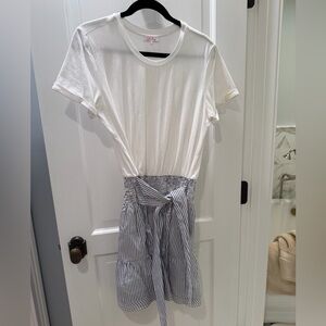 PARKER mixed media dress size M